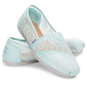 Mint Lace Classic TOMS